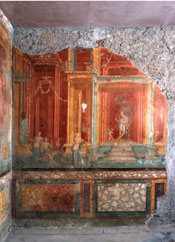 Fresco from the House of Pinarius Cerialis, Pompeii. Photograph copyright Foglia 2007.
